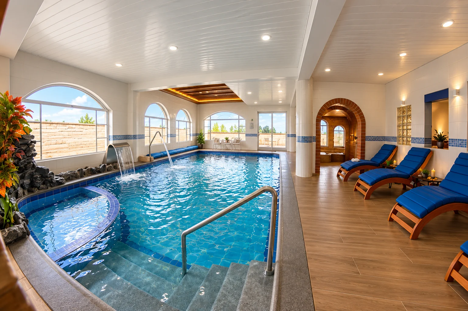 Piscina de Cascada Spa