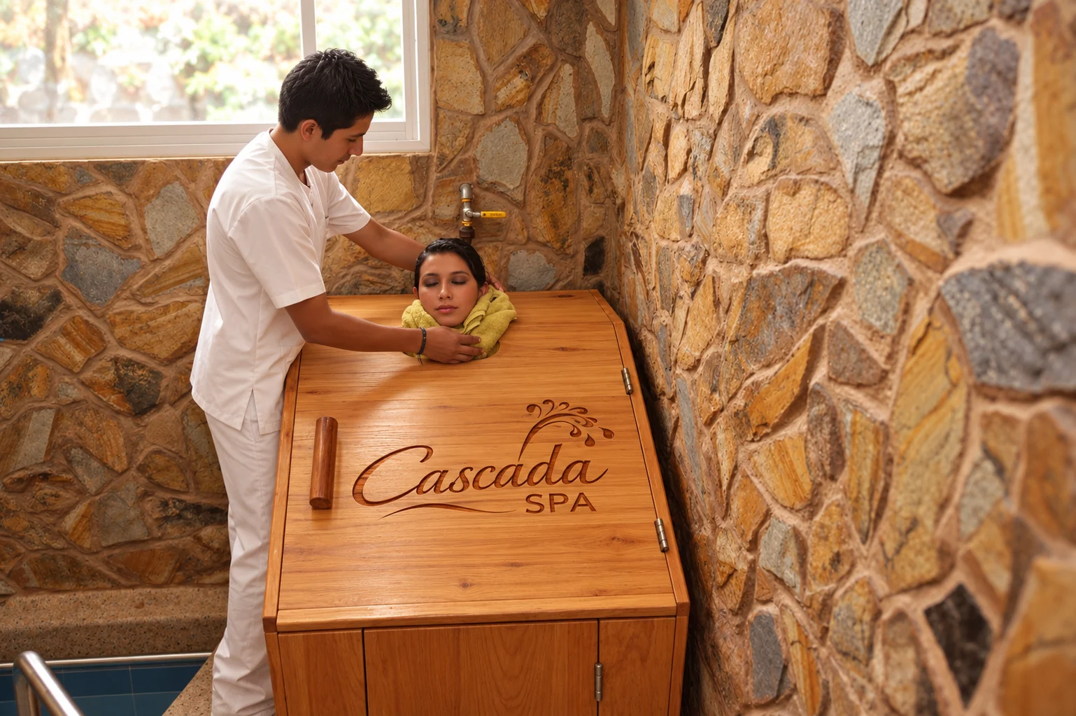 Baños de cajón en Cascada Spa